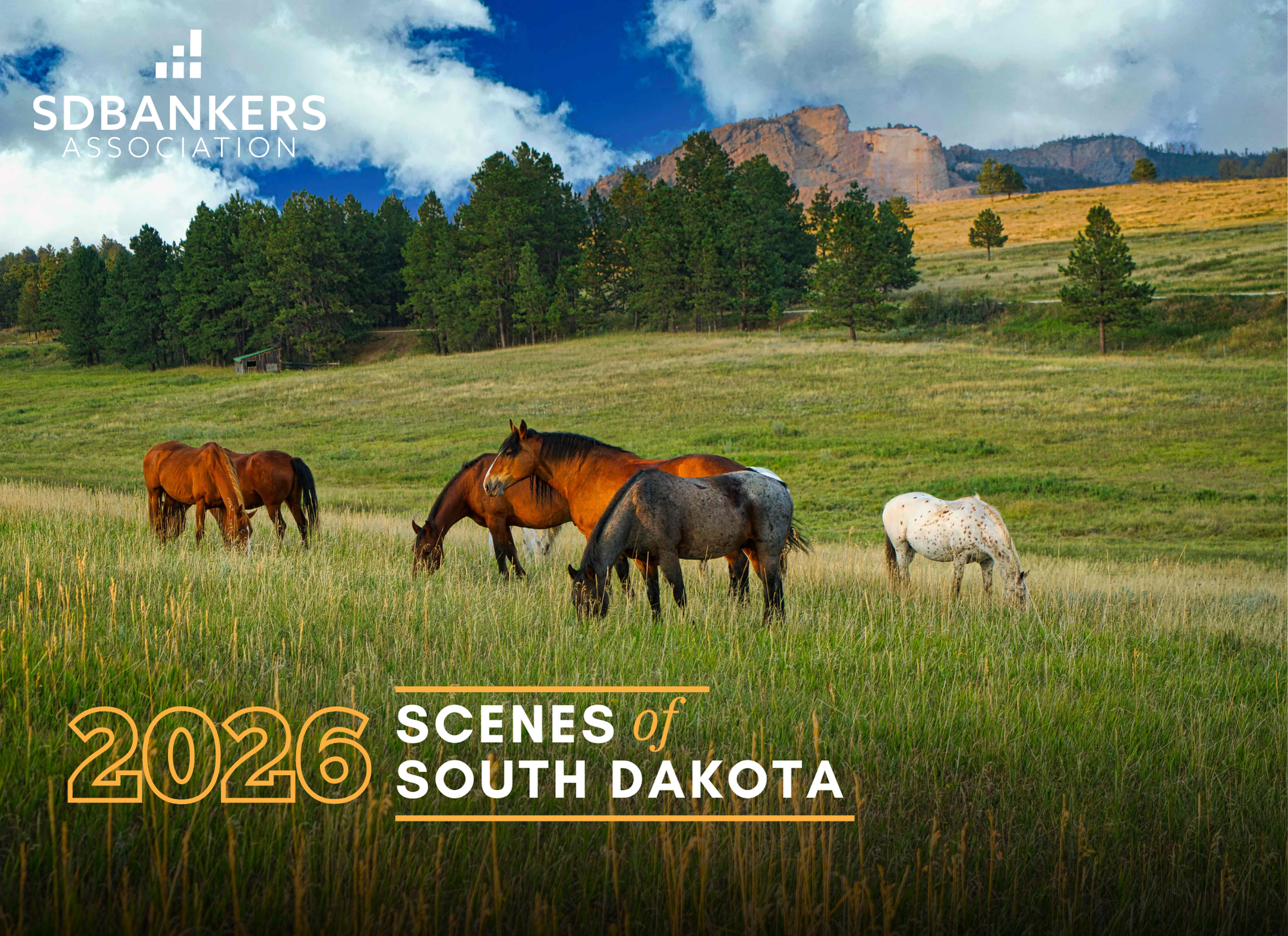2026 Scenes of South Dakota Calendar